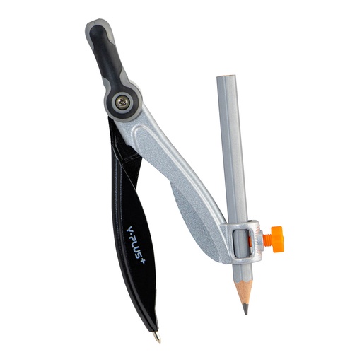 COMPAS METALICO CON LAPIZ Y-PLUS