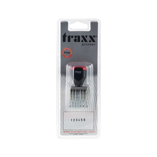 SELLO NUMERADOR 6 DIGITOS 4 MM. TRAXX