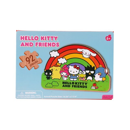 [JPZ102] ROMPECABEZAS DE MADERA HELLO ARCOIRIS HANDS FRAFT