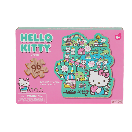 [JPZ108] ROMPECABEZAS DE MADERA HELLO PARQUE DE DIVERSIONES HANDS FRAFT