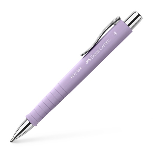 BOLIGRAFO POLY BALL XB LILA FABER CASTELL  