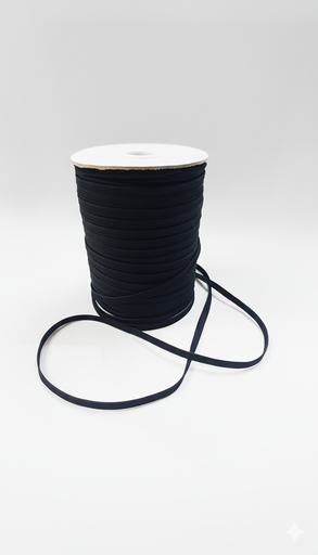 [102009] ELASTICO 6 MM. X 100 M. NEGRO ALFA